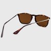 Anna-Kaci Women's Trendy Square Metal Arm Sunglasses - 3 of 4