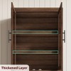 Garvee Tall Storage Cabinet, Farmhouse Large Wood Bookcase, Kitchen Pantry, Bathroom Cabinet with Doors for Dining, Office, Living Room, 70.4" - 4 of 4