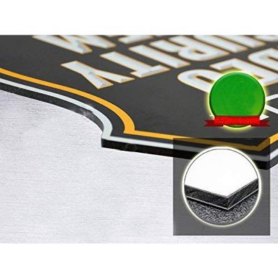 Heavy-Duty Black and White Aluminum Private Property Sign