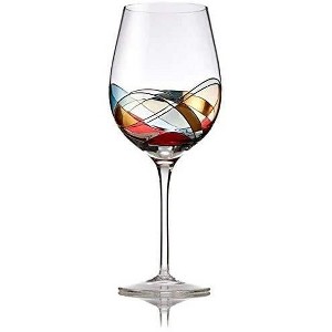 Bezrat Hand Painted Wine Glass, 28 oz. - 1 of 4