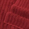 BAGOKIE 100% Turkish Cotton Corduroy Ribbed Bath Towels 6-Piece Set - 2 of 4