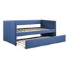 NicBex Twin Size Upholstery Size Daybed with Trundle,Sofa Bed Frame for Bedroom,Living Room,Apartment - 3 of 4