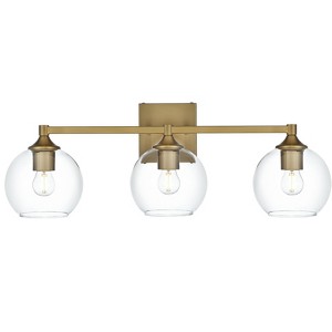 Elegant Lighting Eero 25 inch Wall Sconce in Satin Gold - 1 of 4