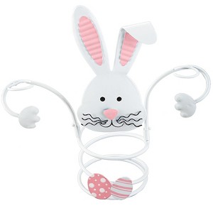The Lakeside Collection Bunny Wine Bottle & Glass Holder - 1 of 4