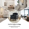Set of 2 Gianluigi Transitional Vegan Leather Armchair with Nailhead Trim for Bedroom and Living Room  | ARTFUL LIVING DESIGN - 4 of 4