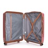 Vynxaria 5-Piece Wine Red PP Hardshell Luggage Set 20/24/28" Suitcases Travel Bag Toiletry Pouch TSA Lock - 3 of 4