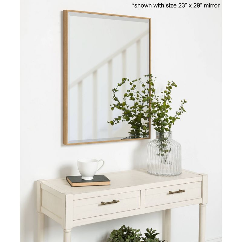 25&#34; x 37&#34; Rhodes Framed Wall Mirror Natural - Kate and Laurel, 6 of 10