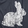 Womens Big Bunny T Shirt Funny Cute Holiday Sunday Rabbit Tee For Ladies - Crazy Dog Women's T Shirt - 2 of 4