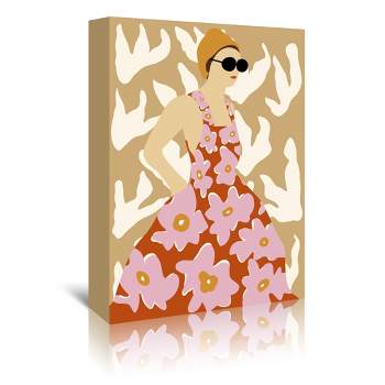 Stupell Industries Neutral Grey And Rose Gold Fashion Bookstack Black  Floater Framed Canvas Wall Art, 24 X 30 : Target