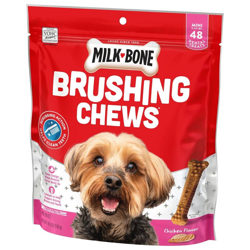 Milk-Bone Dental Original Mini Chew Flavored Dog Treat - 18.9oz, 5 of 6