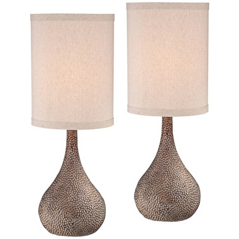 Rustic end table deals lamps