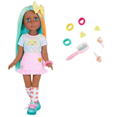Glitter Girls Duckie Turquoise Hair & Styling Accessories 14 Poseable  Fashion Doll