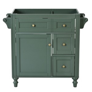 VYNXARIA 30'' Bathroom Vanity Without Top Sink - Stylish Storage Cabinet with 2 Drawers - 1 of 4