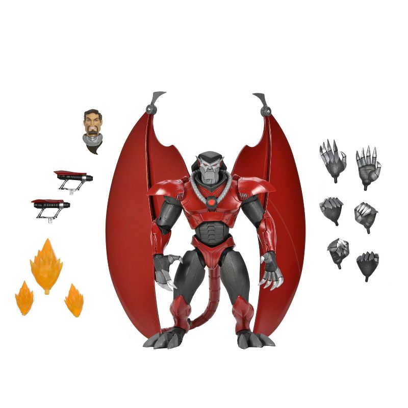 NECA Gargoyles Ultimate Armored David Xanatos 7&#34; Scale Action Figure, 1 of 7
