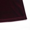 Womens Velvet Dress Sweetheart Neck Thigh Slit Slim Fit Midi Dress Velvet Christmas Dress High Waist Long Sleeve A Line Bustier Dress - 4 of 4