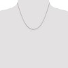 Black Bow Jewelry 0.8mm, Sterling Silver, Solid Box Chain Necklace - 2 of 4
