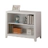 TOAOTBNBO 2-Tier Display Bookshelves Storage Organizer, Freestanding Bookcase with Tapered Legs Open Book Shelf for Bedroom, White - 2 of 4