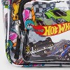 Toddler Hot Wheels Backpack - Black/White: Polyester Miniature with Zip Closure - 4 of 4