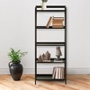 Stratford 60.25" 5 Shelf Folding Bookcase - Flora Home - 4 of 4