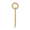 Black Bow Jewelry 14k Yellow Gold Number 21 Heart Charm or Pendant, 15mm - 2 of 4