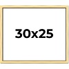PosterPalooza | Simple Gold Picture Frame - UV Acrylic, Backing Board, Hanging Hardware Included - 2 of 4