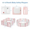 Infans 16 Panels Baby Safety Playpen Kids Safety Activity Play Center w/ Drawing Board - 2 of 4