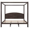 King Size Canopy Platform Bed, Wooden Bed Frame with Headboard and Support Legs -ModernLuxe - 4 of 4
