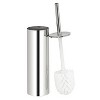 Toilet Brush and Holder Set with Ball Tip Stainless Steel - Bath Bliss - 2 of 2