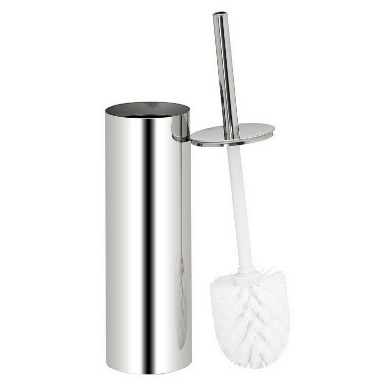 Toilet Brush and Holder Set with Ball Tip Stainless Steel - Bath Bliss, 3 of 5