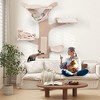 Tangkula Wall-Mounted Cat Tower w/ Hammock 4 Platforms Sisal Scratching Mat for Indoor - 3 of 4