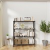 VYNXARIA 36" 4-Tier Black Wire Shelf - 350LBS Capacity - 4 of 4