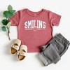The Juniper Shop SmileyWorld Arched Varsity Toddler Short Sleeve Tee - 3 of 4