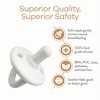 Pacifier 4 pack Soother for Newborns 100% Food Grade Soft Silicone by Comfy Cubs - 3 of 4