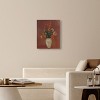 Art Remedy Odilon Redon - Bouquet in a Chinese Vase Vintage Classic Roses Wall Art, 24" x 30", Gallery Wrapped - 2 of 4