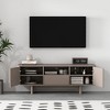 Sapphtopaz Modern TV Stand for TVs Up to 55" with Storage Cabinet&Adjustable Shelves TV Console with Open Shelf&Drawer TV Stand for Living Room - 3 of 4