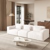 Modular Sectional Sofa Couch,118.12" Cloud Oversized Sofa,Minimalist 3 Seater Sofa Wide Deep Seat Convertible Couches for Living Room - 2 of 4