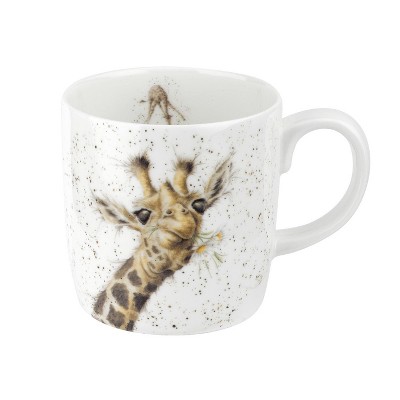 Royal Worcester Wrendale Designs 14 oz Fine Bone China Mug (Giraffe)