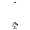 Chloe Lighting Ironclad Industrial 4 Light Oil Rubbed Bronze Inverted Pendant Ceiling Fixture 12" Wide - 2 of 4