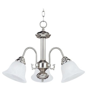 Maxim Lighting Malaga 3 - Light Chandelier in  Satin Nickel - 1 of 2