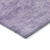 Purple Eggplant And Lavender Abstract Washable Indoor Outdoor Area Rug - 4 of 4