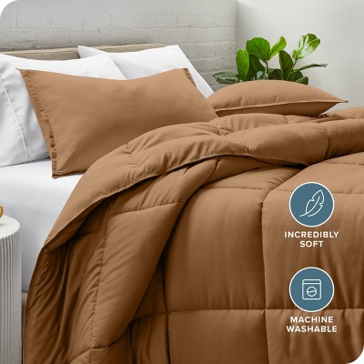 Full Caramel Down Alternative Microfiber Comforter Set