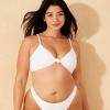 Women's Knot-Front Scoop Bralette Bikini Top - Wild Fable™ - 4 of 4