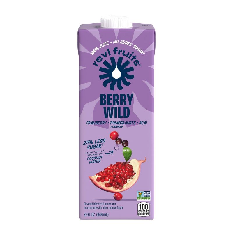 Revl Fruits Berry Wild Juice Drink - 32 fl oz Bottle, 1 of 7
