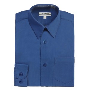 Gioberti Boy's Long Sleeve Dress Shirt - 1 of 3