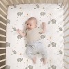 The Peanutshell Crib Bedding Set for Baby Boys and Girls, Elephant Whimsy, 3 Pieces - 3 of 4