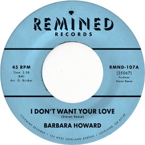 Barbara Howard - I Don't Want Your Love (vinyl 7 inch single) - 1 of 1