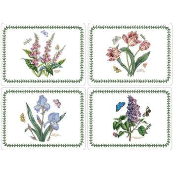 Pimpernel Botanic Garden Flower Motifs Placemats, Set of 4, 15.7 X 11.7"15.7 x 11.7 Inch