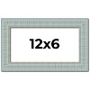 PosterPalooza | Panoramic Refined Blue Picture Frame - UV Acrylic, Foam Board Backing, Hanging Hardware - 2 of 4