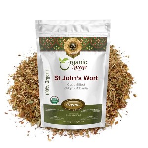 Organic St John'S Wort Cut & Sifted 8 Oz - 1 of 4