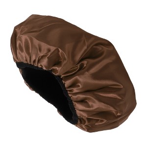 Unique Bargains Women Durable Solid Color Shower Cap 1 Pc - 1 of 3